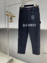 2024SS Spring Men's Denim Jacking Para Zestaw damskich dżinsów wytłaczany swobodny set z główną ulicą odzież sportowa dżinsy fioletowe dżinsy dla męskich dżinsów men s-l