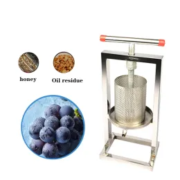 Pressers Honey Squeezer Manual Household Wine Watermelon Tomato Juicer 304 Stainless Steel Oil Press Lemon Sugar Cane Pomace Separator