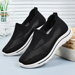 Casual Shoes Men's Spring 2024 Lazy Hollow Breattable One Step Soft Sole Lightweight Walking