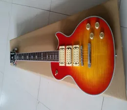 Stokta Sunburst Ace Frehley Maun Vücut Elektro Gitar Çin'de Yapıldı Güzel ve Harika5910733