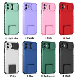 Protezione all'ingrosso a 8 color Finestra Slid Lens Protezione vertiace e orizzontale Case di telefonia mobile TPU+PC Coperchio telefonico per la fotocamera per iPhone 15 14 13 12 11 Pro Max Plus