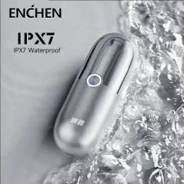 Swevers Enchen X5 Mini USB -бритва для мужчин IPX7 Водонепроницаемая портативная электрическая перезаряжаемая машина для резки бороды.