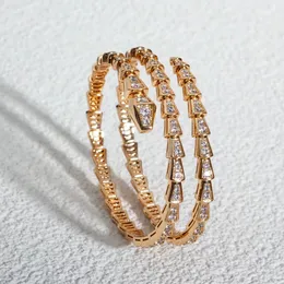 18k gold-plated snake bracelet for women and men, infinite charm, diamond tennis cuffs, luxurious designer jewelry, fashion party, wedding gift for couples and girls
