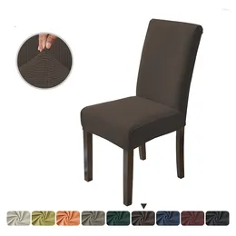 Pokradzki krzesełka 4/6 sztuk Jacquard Cover Universal Rozmiar do dekoracji ślubnej jadalnia biuro bankietów wystrój domu