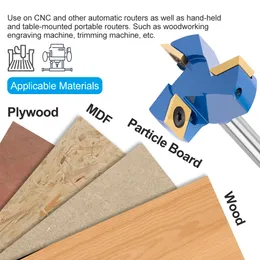 XCAN MILLING CUTTER FÖR TRÄD 3 FLUT TRÄ PLANER BIT FACE MAL