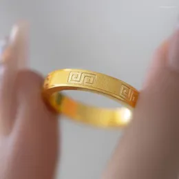 Rings Cluster Original 18K Gioielli in oro per donne Wedding Boemia Impegno irregolare Anillos Mujer 18 K con scatola