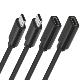 Hight Quality Tipo C USB 3.1 Male para USB-C Cabo de extensão feminina 0,3m/0,5m/1m Cord Cord Extender