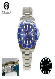 Luksusowy zegarek ceramiczna ramka Czarna szafirowa tarcza daty 41 mm Automatyczne mechaniczne mechaniczne stali nierdzewne Luminous 940 Men039S 116610 126617601023