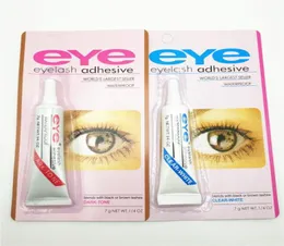 Dark White Eye Lash Glue Makeup Adhesive Waterproof False Eyelashes Adhesives with packing Practical Eyelash1712566