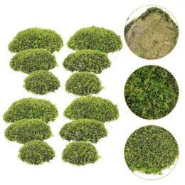 Flores decorativas 12 pcs MOLS FALSO MOLD STONE Decoração de casa Bionic Diy Faux Office Plant