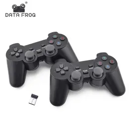 Konsolendaten Frosch Y3 Lite Y5 Lite 2.4g Reparaturpeparatur Gamepad Doppel -Wireless -Controller mit Empfänger