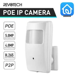 IP Kameralar Revotech Mini 940NM PIR IP Kamera Poe 5MP 4MP Gece Görüşü Kapalı 18 IR LED H.265 Güvenlik Sistemi Video Gözetleme Cam 24413