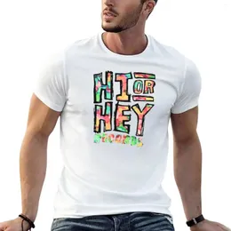 メンズポロスこんにちはまたはheyyyy Tシャツ税関デザインあなた自身の動物プリンフォーボーイズエディショントレーニングシャツ男性のためのシャツ