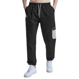 Byxor Rainbowtouches New Men's Sports Cargo Pants Losta Fittness Trousers Drawstring Hip Hop Casual Fashion Harajuku Men Pants