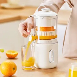 Juicadores sem fio Slow Juicer Automático Limão laranja Juicer USB Capa Separador portátil Extrator de frutas portátil Squeezer Pressão