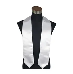 100pcslot 72 tum Grad Senior Student Vneck Logo Tryck Hem Textil sublimering Blank Graduation Stoles For Students4975171