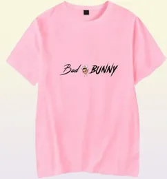 Badbunny kötü tavşan büyük boy tişört kadın erkekler harajuku 100 pamuk kısa kollu vintage rap hip hop tshirt homme sokak giysisi4627244