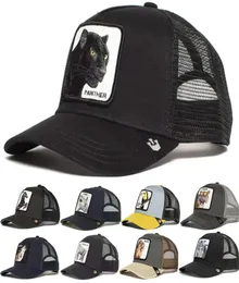 Pantera MH Cap Summer Summer Baseball Anime Gorilla King Blk Trucker Hat Shark Toucan Papai Net Snapbk Mulheres Men8612786