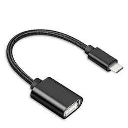 新しい2024 Type-C Micro USB OSB OTGアダプターケーブルUSBメスからタイプCオスケーブルアダプターコンバーターXiaomi 4 Letv HuaweiotgのUSB-Cケーブル