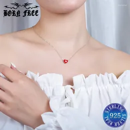 Hänghalsband hjärthalsbandskedjor för smycken som gör sterling silverkedja naszyjniki collana donna initial pendulo choker