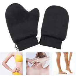Bath Tools Accessories Self Tanning Mitt Glove Reusable Body Face Bath Cleaning tools Back Tan Applicator Exfoliating Cream Lotion Mousse Mitts 240413