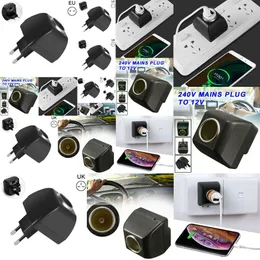 1pcs Power Adapter Mounted Cigarette Lighter Charger Converter for Car Electronic Device Use at Home Acce I8o2 New