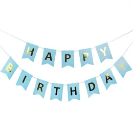 Abbigliamento per cani Doy Banner Banner Lettera di buon compleanno decorativa Garland Bunting per le forniture di decpratazione per animali domestici riutilizzabili