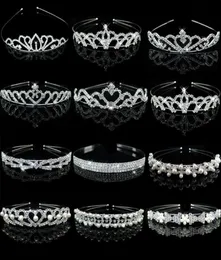 1pc Princesa Crystal Tiaras and Crowns Farda de cabeça Girls Love Bridal Prom Crown Caseded Party Acessiories Jewelry230L2440058