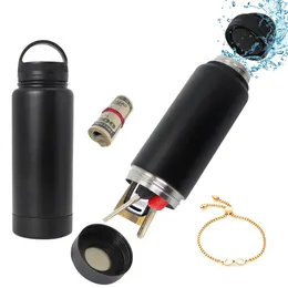 Secret Hidden Safe Diversion Water Bottle Can Hidden Safes Storage Steel Secret Stash Spot Compartment for Cards Keys Cash Money 240401