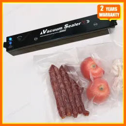 Máquina Electric Food Vacuum Sealer 220V Homildes Packaging Machine Film Sealer Packer A vácuo com 10pcs sacos de utensílios de cozinha