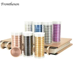 Notebook da Thenon Metal Expander Dists Rings for Mushroom Holes Planner Letter o Junior Discbound Notebook Scrapbooking Forniture