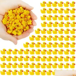 NOVIDADE ITENS 200PCS Mini Resina Decoração de Decoração Amarelo Tiny minúsculo ornamento de minúsculo para fadas paisagem Aquário DropHouse Drop De Dhlnt