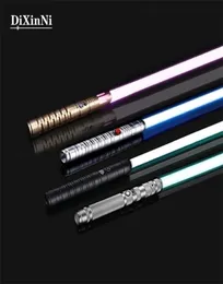 LED Swordsguns Lightsaber Laser RGB Metal Light Saber Sword Toys Espada K Lightsick Brinquedos de Luz Juguetes Zabawki Oyuncak 2209051942758