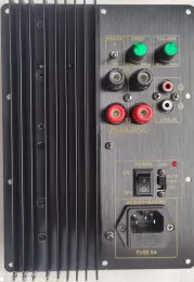 Förstärkare 110220V 200W 100W Tung subwoofer Digital Power Amplifier Board Active Power Amplifier Board HiFi Pure Bass 1ch 4OHM 8OHM