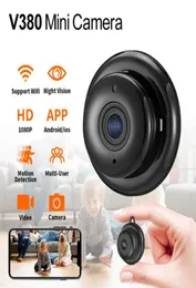 Mini Hidden Cameras v380 Wifi small camcorders الأشعة تحت الحمراء 1080p اللاسلكية IP الرؤية CCTV CAMCORDER اكتشف أمن المنزل 1781616