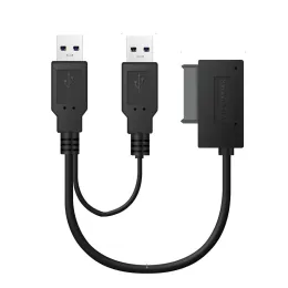 Оптический привод ноутбука 7+6PIN SATA до USB20 Easy Drive Cable USB в SATA 13p оптический приводной кабель для удобной передачи данных и