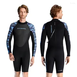 Roupas de banho feminina 2 mm 2 mm de neoprene de mangas compridas roupas de varredura de surf masculino aquático de mergulho roupas quentes térmicas conjugais