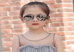 Occhiali da sole pilota per bambini in metallo Girls a doppio raggio Uv400 Protection Aviation Sun Glasses4638039