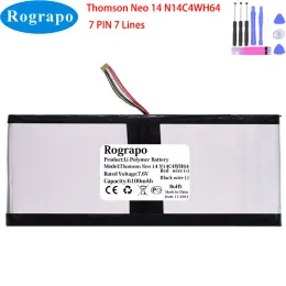 Baterie Nowe 7,6 V 6100 mAh Thomson Neo 14 N14C4WH64 WTL 45100130p Notebook Laptop Akutme 7 Pin 7 Wtyczka przewodowa