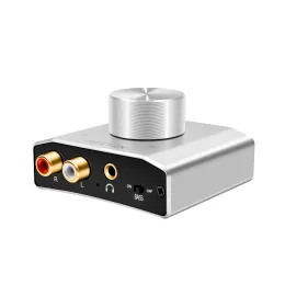 Converter Reiyin DAC Optical Coaxial USB digital to analog RCA 3.5mm Bass audio converter 192kHz 24bit decoder