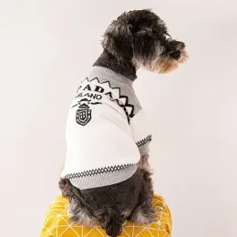 Роскошная дизайнерская одежда для собак Pet Dog Sweater Yorkshire/Teddy/Marcus/Pomeranian маленькая средняя собака осень/зимняя одежда для домашних животных xs-xxl French Bulldog