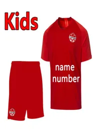 Jersey de futebol infantil Kids Canada 2019 camisas nacionais de futebol camisetas Canadá Jersey 19 20 CAMISETA DE FUBLOL MAILLOT CAMISA DE FUTEB5983017