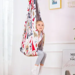 280x150cm Sensory Swing 360 ° Swivel Hange Hammock inomhus utomhus sväng för barn som hänger pod stol sensoriska störningar barn leksak