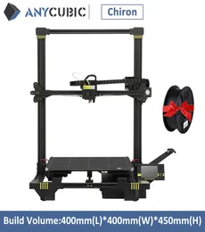 ANYCUBIC Chiron Newest 3D Printer With Clips Large Size Ultrabase Extruder Screen Dual Z Axis Updated Impresora 3d Drucker6214972