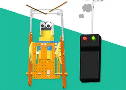 Children039s Eğitim Halat Tırmanma Robot Oyuncak Teknolojisi Bilim ve Eğitim Pil Oyuncak Plastik Malzeme Pack8154752