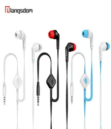 Original Earphone Langsdom JD88 JD89 Earphone Super Bass Professional Headset with Microphone for Xiaomi iphone samsung auriculare7345694