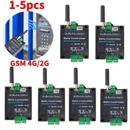 إكسسوارات 15pcs G202 GSM Gate Opener Switch 4G/2G التحكم عن بعد وصول باب الافتتاح اللاسلكي الاتصال 850/900/1800/1900MHz