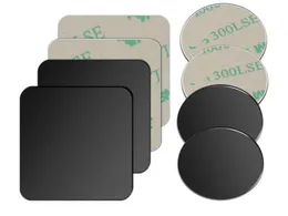 Black Metal Plate Universal Car Phone Holder For Magnetic Adsorption Desk väggtelefonhållare Iron Sheets Fit Air Vent Carholder5888153