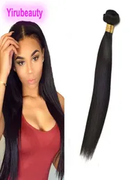 Yirubeauty Brazilian Virgin Human Hair Peruvian Indian Malaysian Straight Hair 1 Piecelot Hair Extensions One Bundle Double Wefts5808839