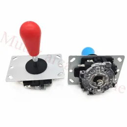 Jogos 2pcs Sanwa Joystick Oval Ball Top Arcade Sanwa Joystick com MicroSwitch 8 Ways Joystick lutando com peças de bastão para o Game Arcade